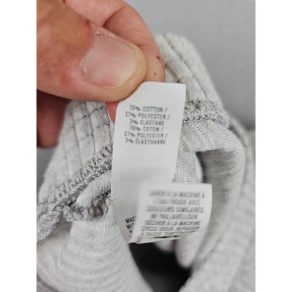 Aerie Pants Women's Small 26x31 Grey Ribbed High Rise Flare Bell Bottom - Picture 5 of 8